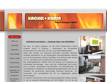 Tablet Screenshot of kachel-kamin-gmbh.de